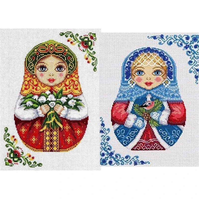 4307 conjuntos de ponto cruz pinturas ponto cruz 14ct 18ct stich kit ponto cruz bordado agulha artes & artesanato kit completo hobby