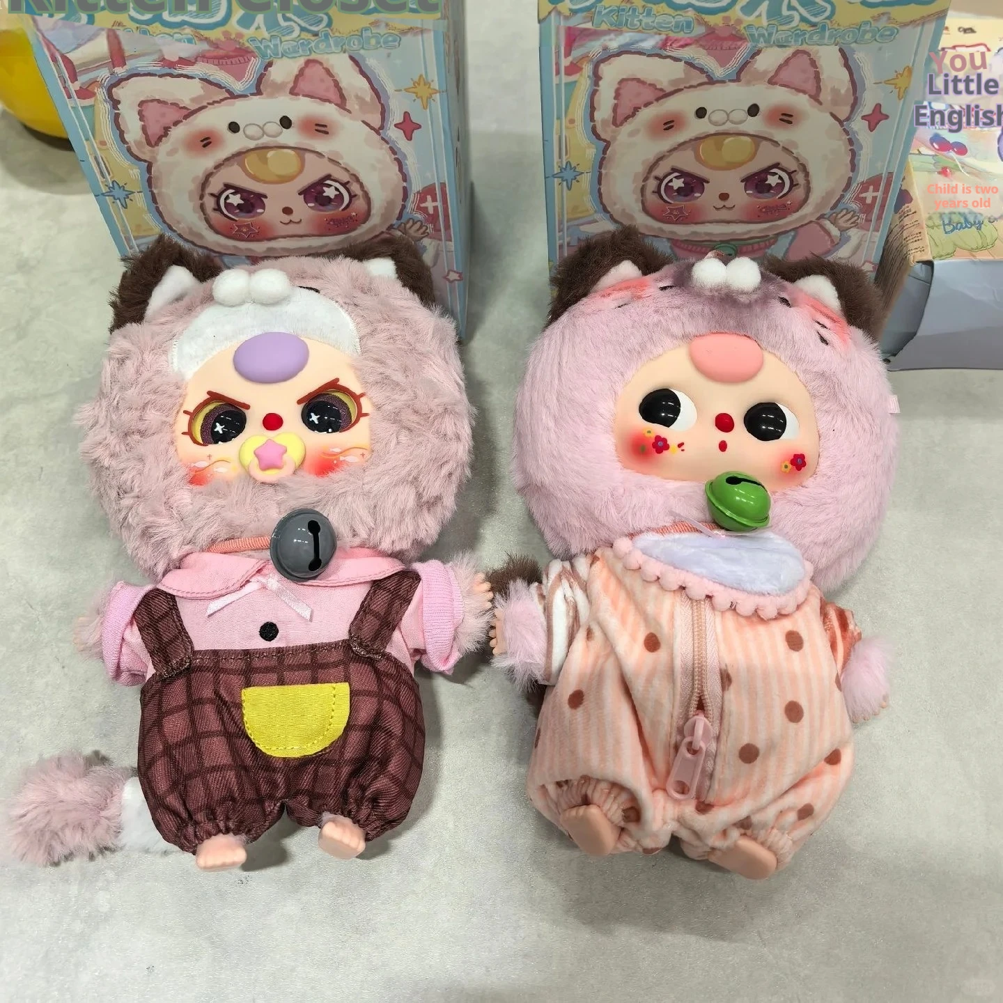 

Authentic Baby Three Whose Cat Is This Plush Blind Box Figure Adorable Collectible Kawaii Decor Cute Girl'S Gift Trendy toys