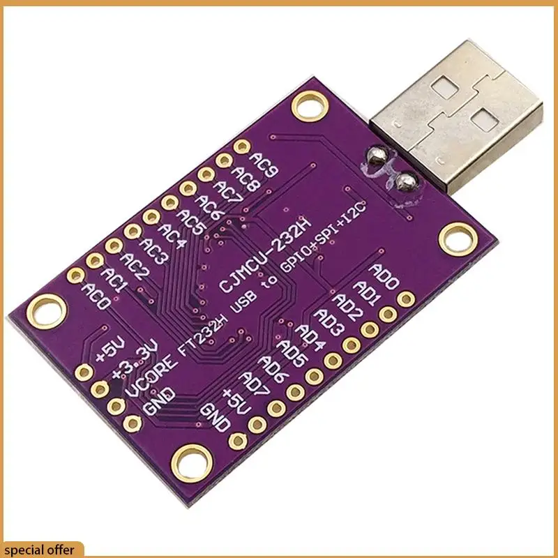 A68Z CJMCU FT232H High-Speed Multifunction Module USB To JTAG UART/FIFO SPI/I2C Module Easy Install
