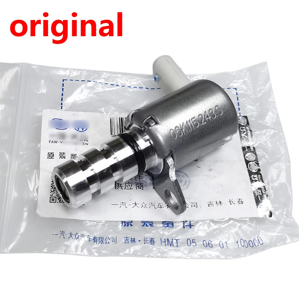 06K115243S VVT Oil Pressure Valve For Audi A1 A3 A4 A7 Q5 Q8 VW Beetle Jetta Passat Skoda Octavia Seat Alhambra Gen3  06K115243A