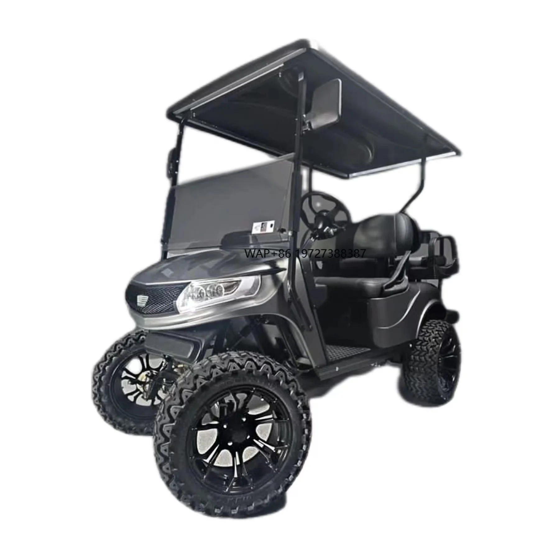 عربة جولف كهربائية ذات طراز حديث وعصري للبالغين عربة جولف كهربائية ذات 4 مقاعد عربة جولف كهربائية على الطرق الوعرة مع عداد احترافي