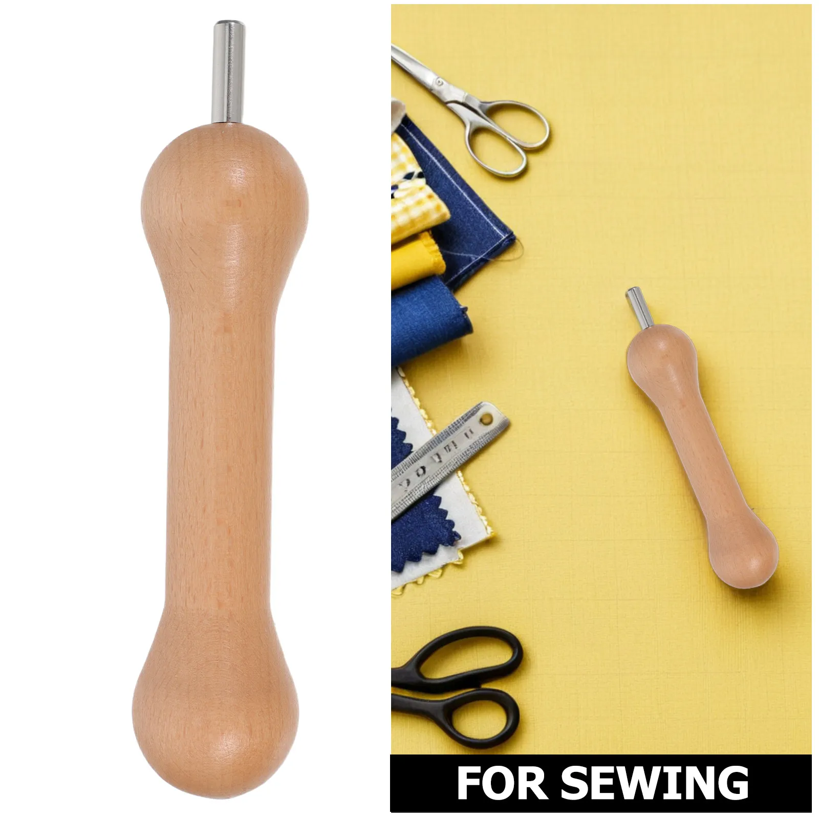Wood Yarn Winding Board Tie Dye Tool Sinew Pulling Device Manual Bobbin Winder Rope Tightener Cord Winder for Weaving Thread view 4