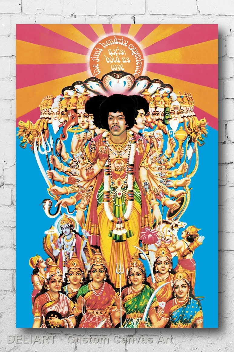 

Постер на холсте JIMI HENDRIX - AXIS BOLD AS LOVE, музыкальный, с возможностью выбора размера, для украшения комнаты, домашнего декора, настенного искусства