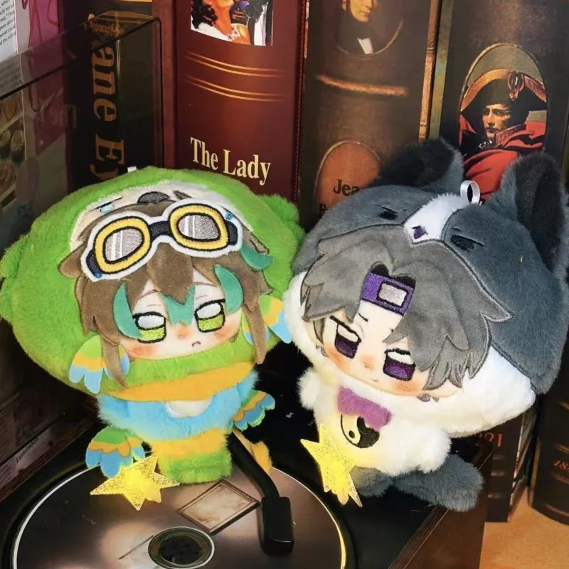 10cm Odysseyduo ParrotX2 Wifies Plush Keychain Cute CP Stuffed Keyring Backpack Pendants Gift For Fans