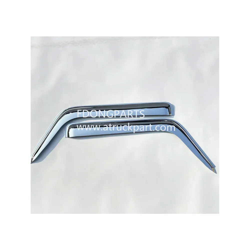 FDONG 1 Set 2 Pcs Chrome Sun Visor Chrome Door Visor for ISUZU 600P HICOM NPR66 NQR NKR N-SERIES