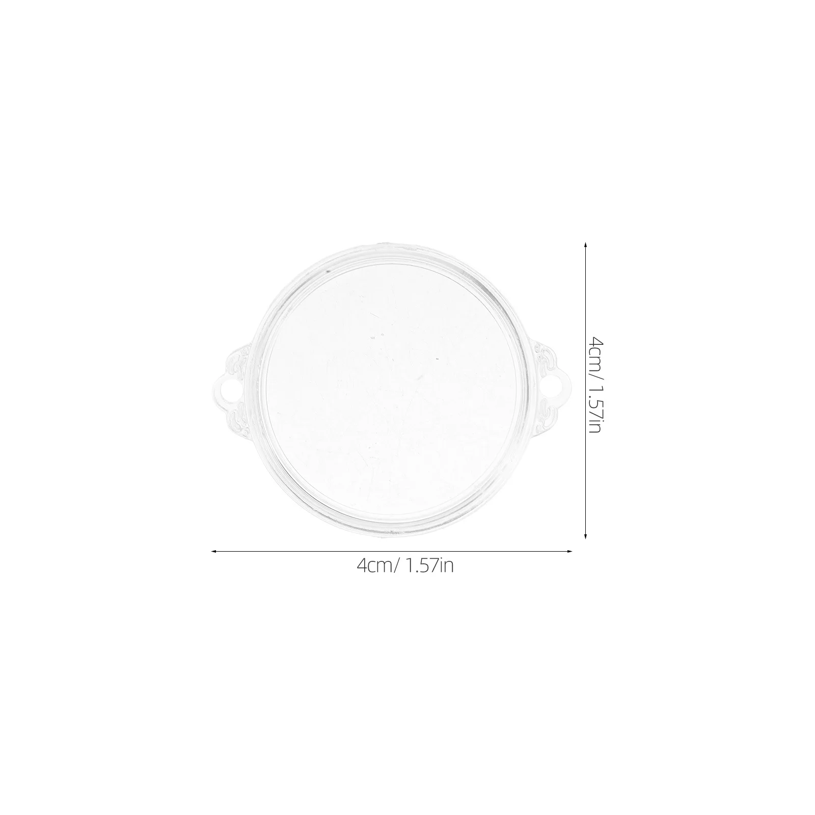 12 قطعة صندوق تخزين كبسولات عرض العملات المعدنية الشفافة للعملات المعدنية وحامل الميدالية الفضية البلاستيكية مع شماعات الأذن متعددة الاستخدامات