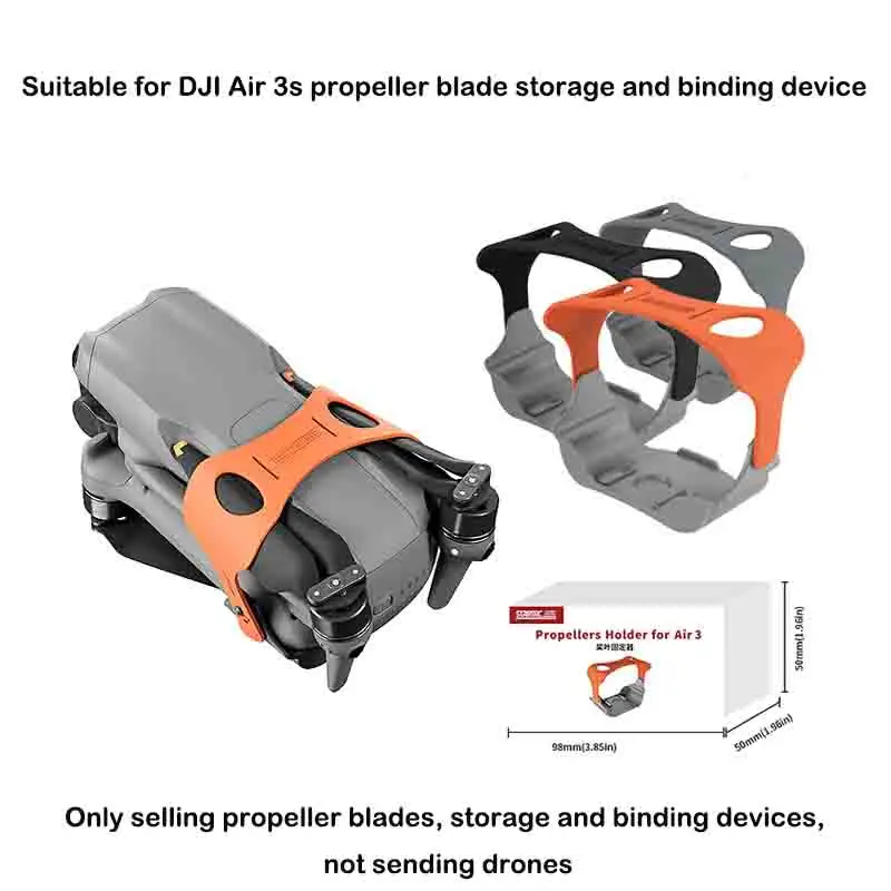 مثبت المروحة لـ DJI Air 3S تحديد الأشرطة الطائرة بدون طيار شفرة حامل الجناح واقية جبل حزام ل DJI Air 3 ملحقات طائرة بدون طيار