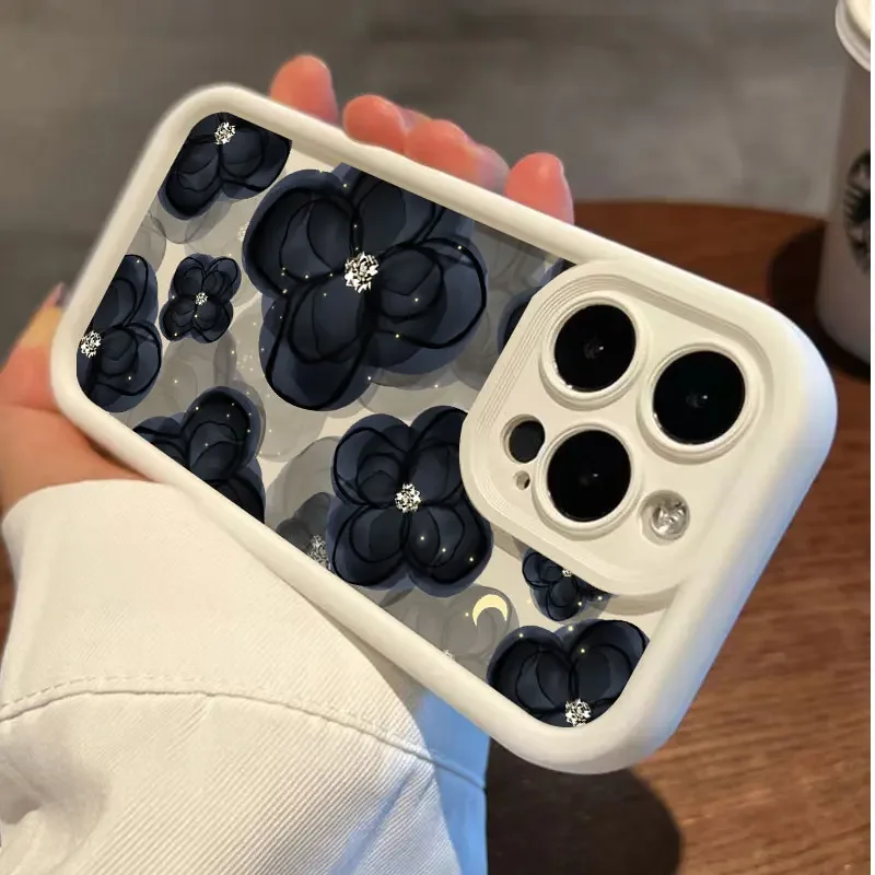 حافظة لهاتف آيفون 15 برو ماكس 14 13 12 11 XS XR X 7 8 Plus SE 3 2022 حافظة واقية ناعمة مقاومة للصدمات #6