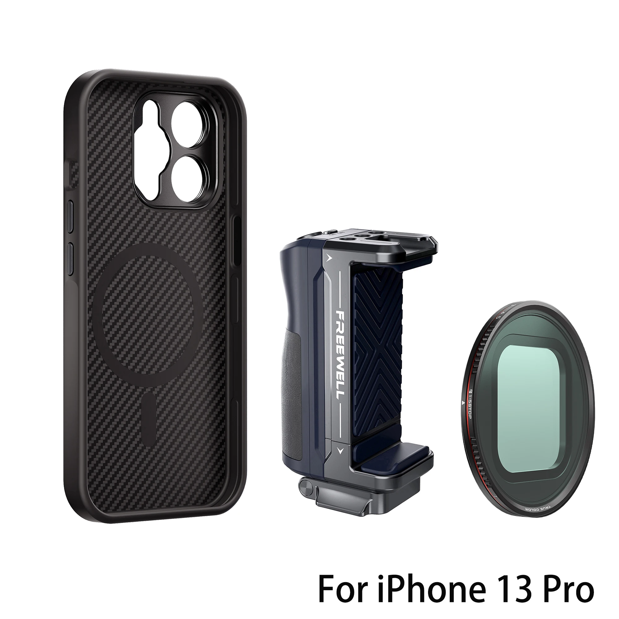 FREEWELL iPhone 17 Pro Camera Filter Kit with 17MM Mount Case