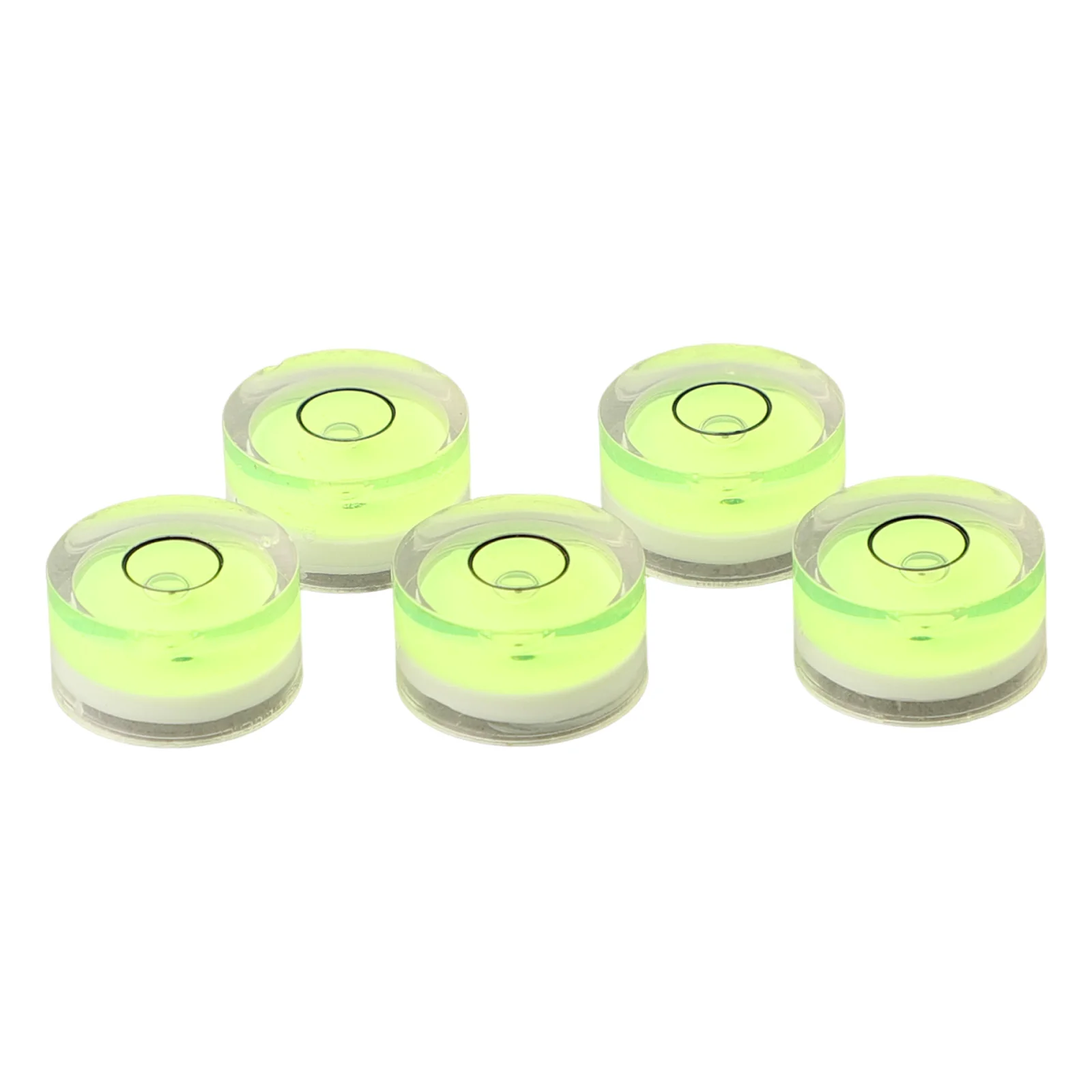 5pcs Circular Bubble Level Instrument Quick Reliable Leveling Acrylic Plastic Spirits Level Round Bubble Levels Instrument Part
