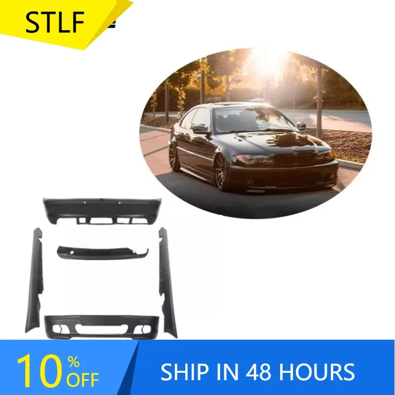 

Zuimi High-end E46 MT Style M-Tech Front Bumper Car Body Kits For 3 Series E46 1999-2004 Bumpers Side Skirt Diffuser Foglig