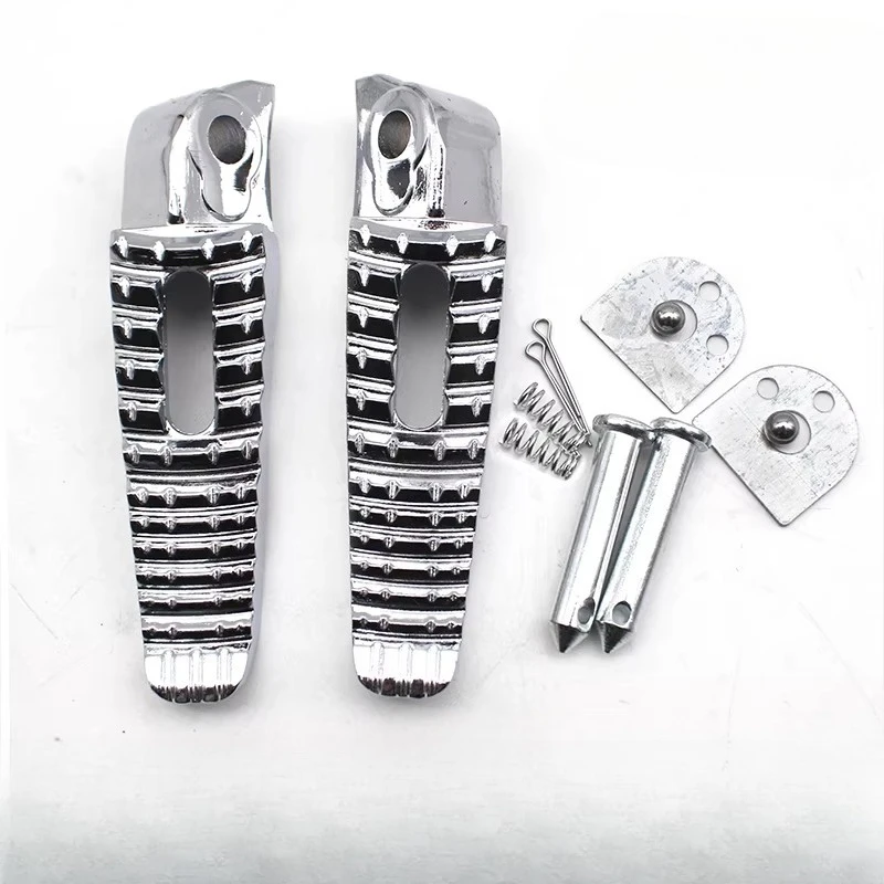 Extensiones de Reposapiés Plegables para Motocicleta, Reposapiés Extendidos para Pasajero, Pedales de Descanso para Wottan Storm 125 Majiester T8 T9