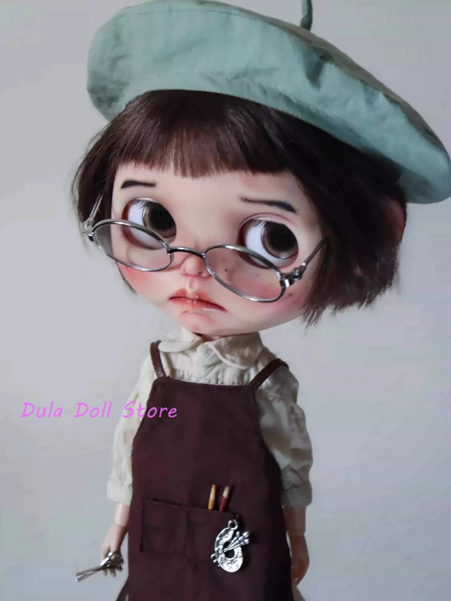 Dula Doll Clothes Dress Painter's set Blythe ob24 ob22 Azone Licca ICY JerryB 1/6 Bjd Doll Accessories