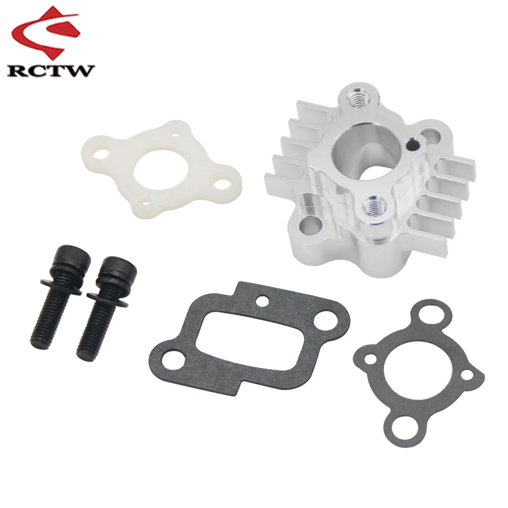 1PC Alloy Intake Manifold Kit Fit 23cc-71cc Engines for 1/5 HPI ROFUN ROVAN KM BAJA LT FG GoPed RedCat MCD REDCAT Ql DTT FID