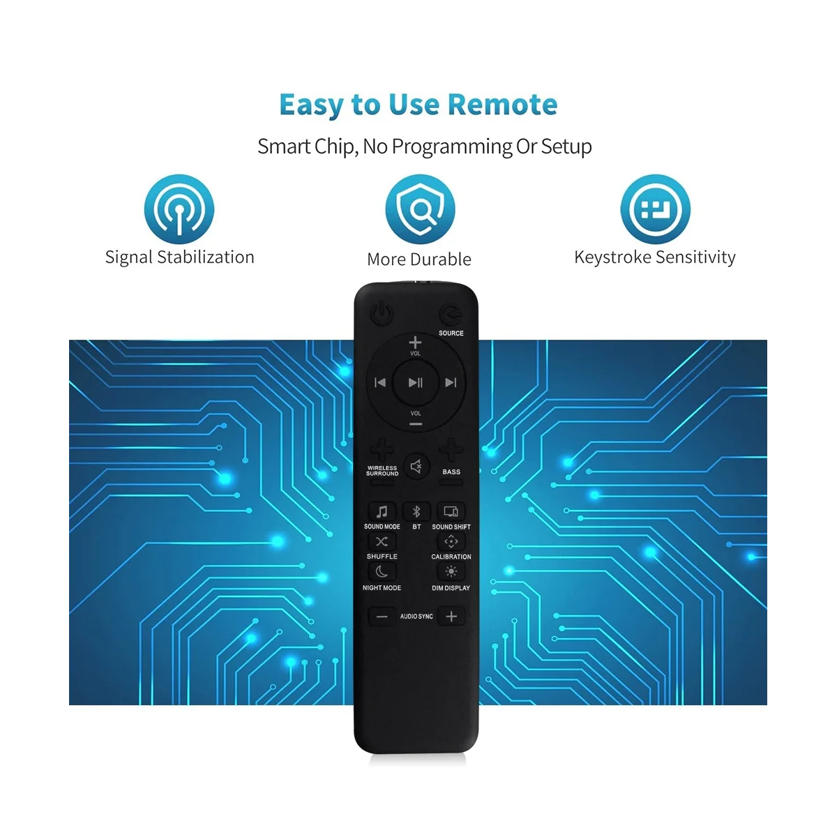 Mando a distancia de repuesto para Barra de sonido JBL/2,1/3,1/5,1, barra de sonido 2,1, barra de sonido 3,1