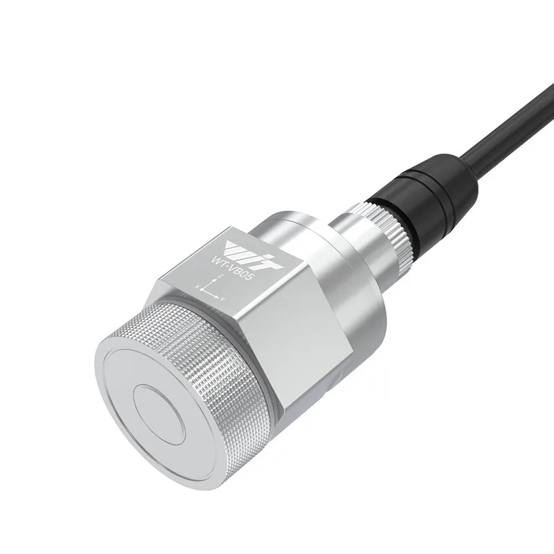 Integrated Temperature and Vibration Sensors, Triaxial Acceleration, Amplitude, Displacement Frequency Engine Monitoring