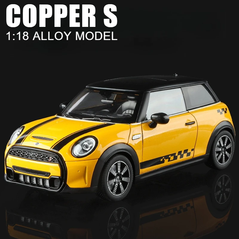 

1:18 MINI COOPER S Simulated Car Models Die-casting Alloy Toys Hobbies Collecting Gifts Accessories