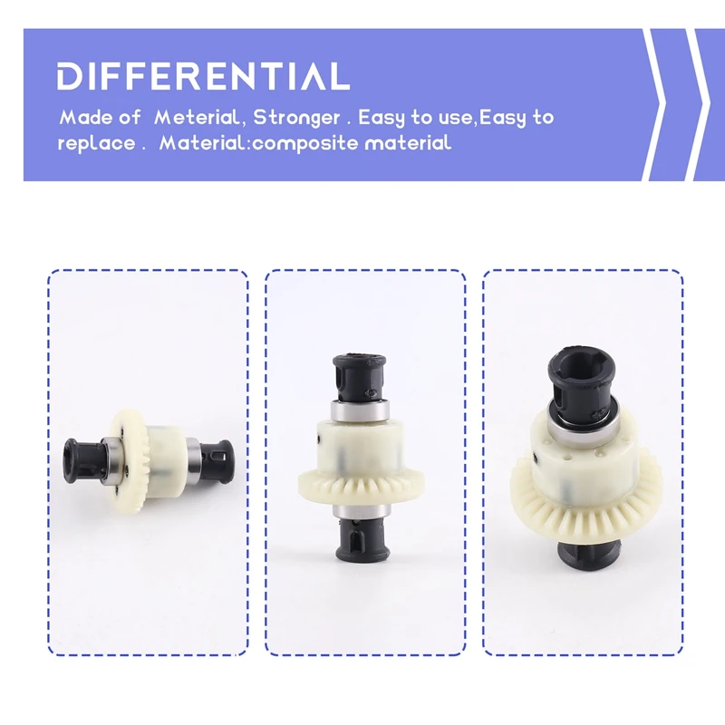 2 ชิ้น Differential สําหรับ HAIBOXING HBX 16889 16889A 16890 16890A SG1601 SG1602 1/16 RC รถอะไหล่อัพเกรด