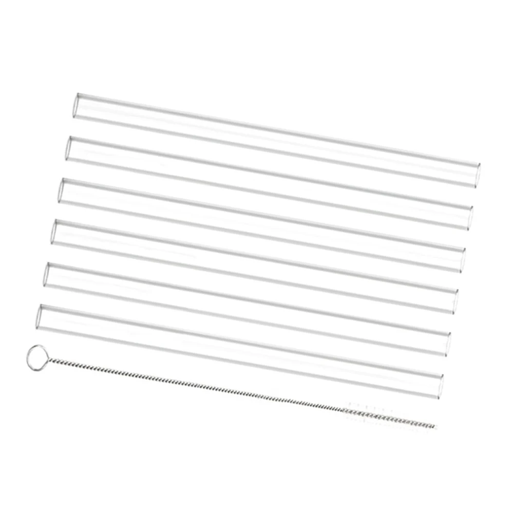 Tumbler Straws Replacement Straws For Gym Use For Outdoor Sports PCTG Material Boiling Water Safe Includes Cleaning Brush