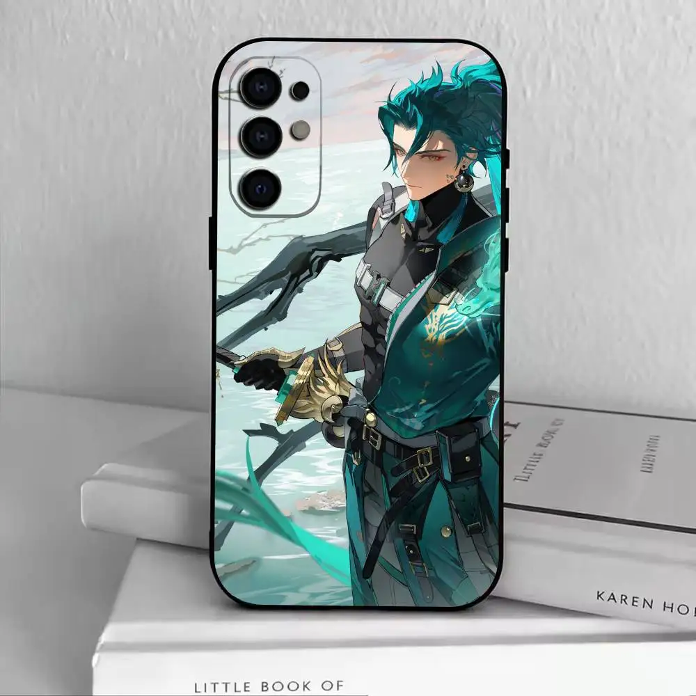 Game -WW- Wuthering Waves WuWa  Phone Case Black Silicone Soft For Samsung S25,S24,S21,S22,S23,S30,Ultra,S20,Plus,Fe,Lite