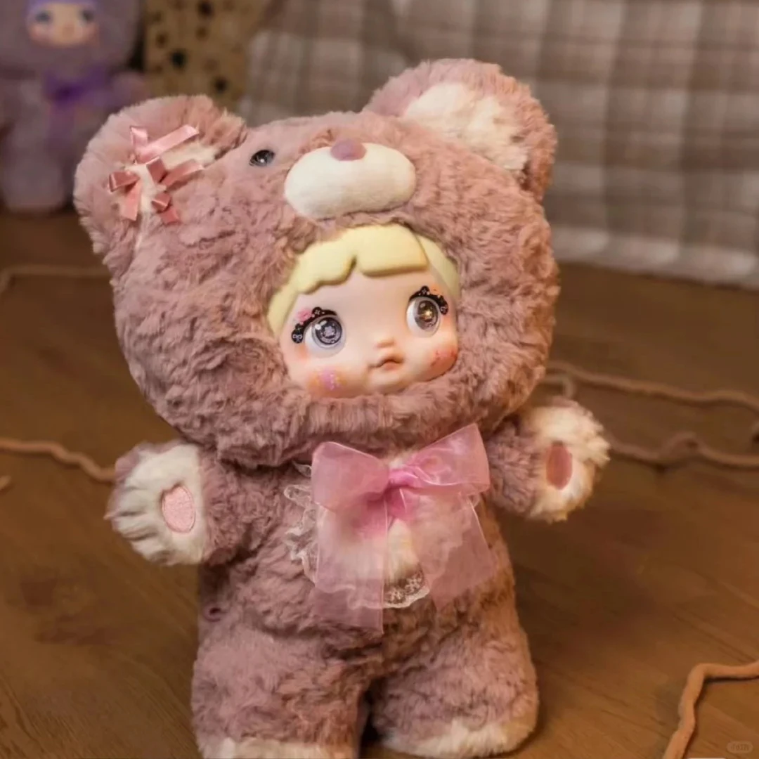 صندوق أعمى Nommi Goodnight Bear سلسلة حقيقية 400% الفينيل دمية Kawaii الديكور صندوق غامض عصري تحصيل اللعب