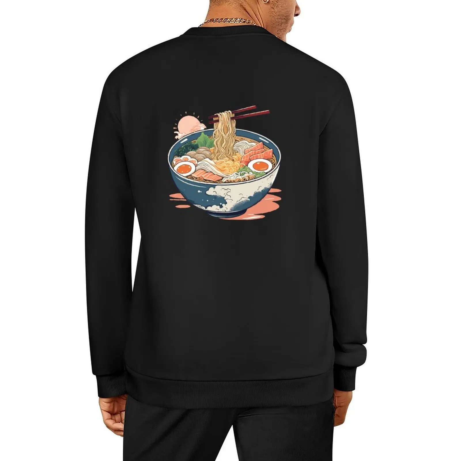

Japanses Ramen Noodles Pullover blouse men's coat autumn new products autumn jacket men sweatshirts for men