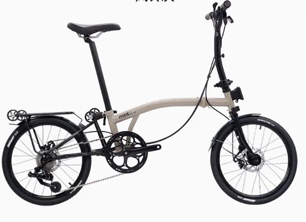 Disc Brake Fashion Vouwfiets 20 inch 9-versnellingen Opvouwbaar Hoogwaardig Molybdeen Staal Frame T9D-20D Drievoudig Opvouwbare Fiets