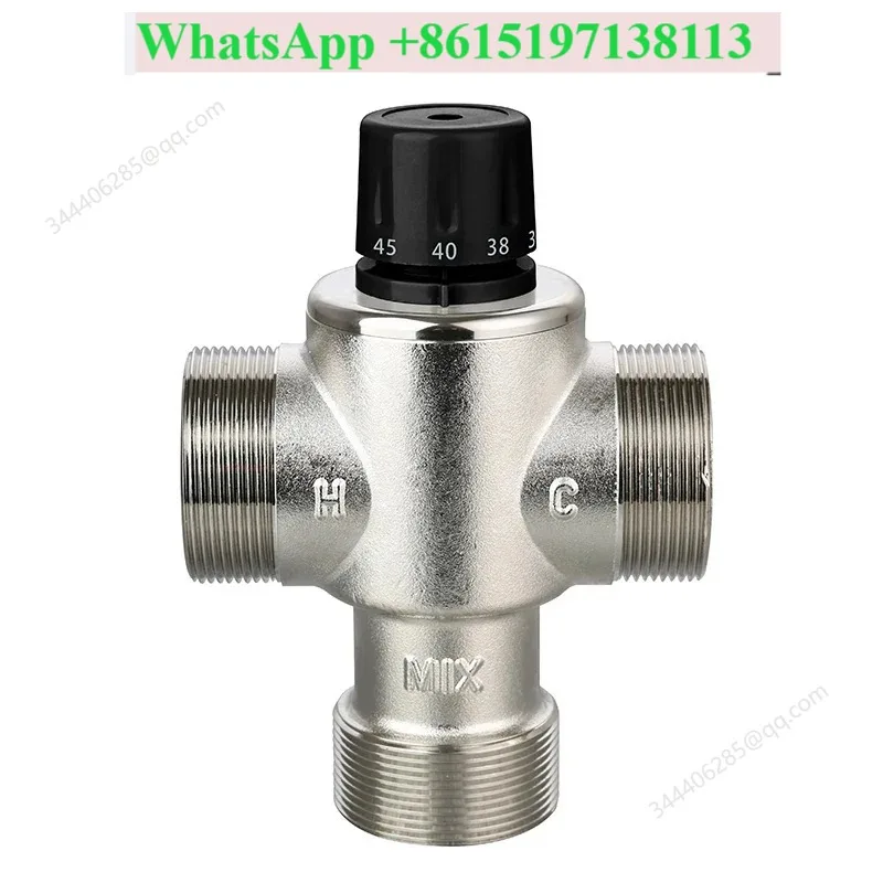 1.2 Inch DN32 Large Flow Constant Temperature Mixing Valve Automatic Temperature Control