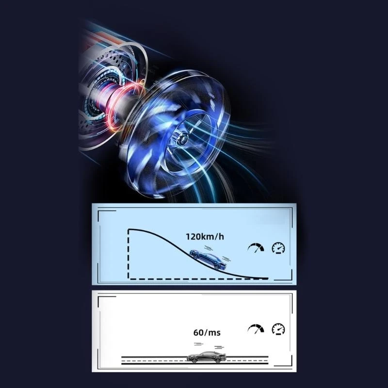 Mini Portable Cordless Handheld Vacuum Cleaner 130000RPM Wireless Car Vacuum for Cleaning