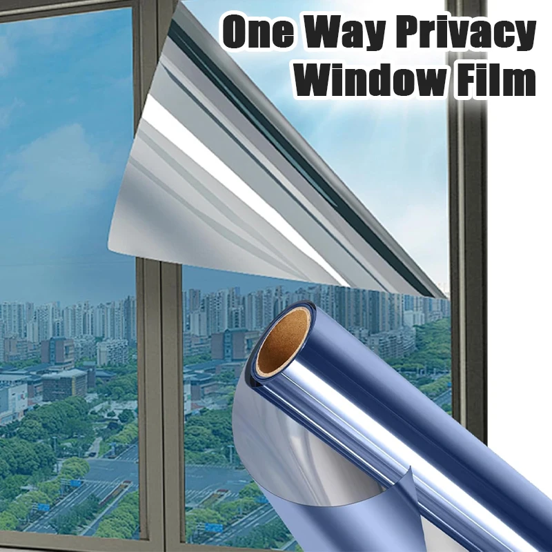 

Daytime Privacy Window Film One Way Mirror Anti Peeping Heat Insulation UV Block Glare Reduction Window Tint for Home Glass
