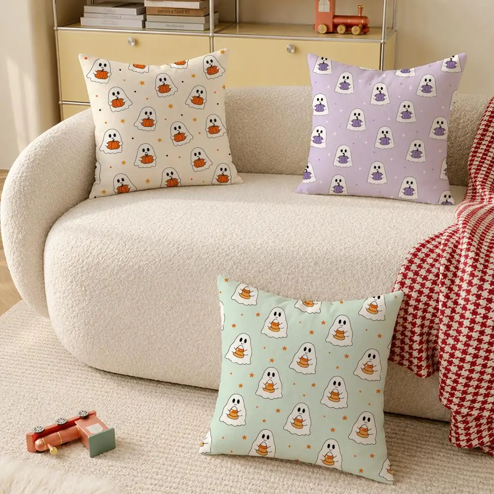 Funda de almohada Imp de Halloween Cushion Cover Pillow Cover Decorative Throw Couch Home Decor for Living Room Sofa