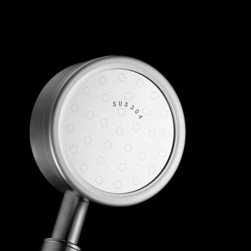 

SUS 304 Stainless Steel Bathroom Handheld Shower Head High Pressure Water Saving Sprayer Nozzle Supercharged Rainfall Showerhead