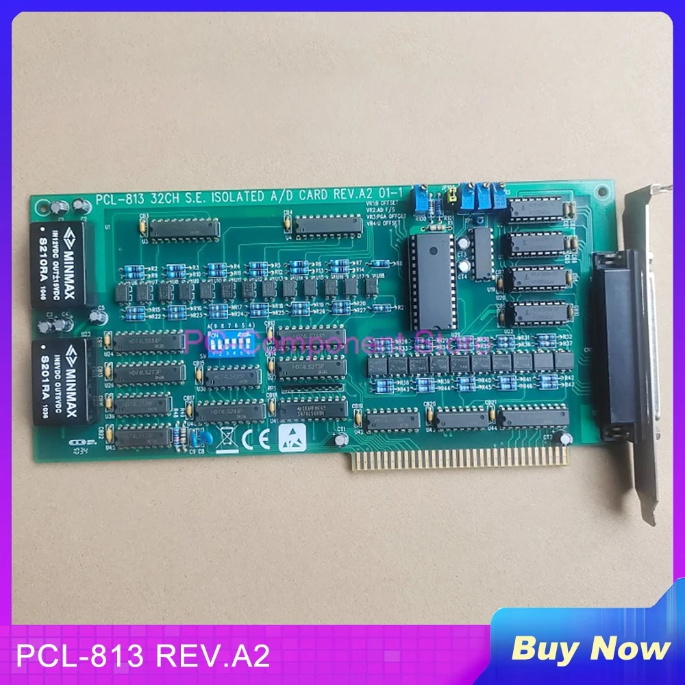 

Data Capture Card 32-Channel Single Ended Isolated AD Card Converter For Advantech PCL-813 REV.A2