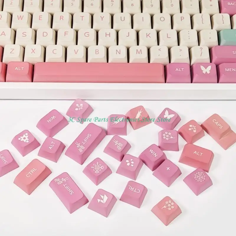 12pc PBT PBT KeyCaps 134 KeyCaps Dye-Sublimation XDA Perfil KeyCaps Perfil XDA PBT KeyCaps Accesorios