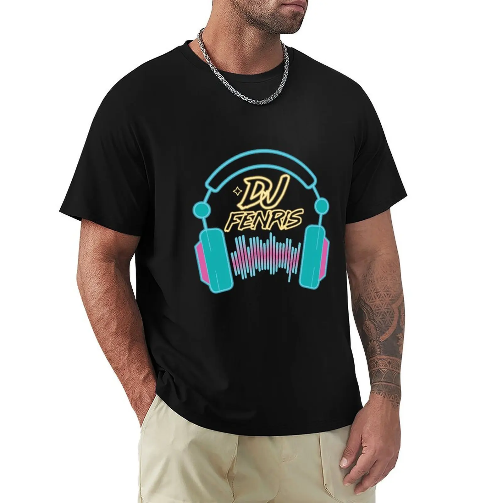 

Dj Fenris T-Shirt customizeds boys whites Anime t-shirt sublime plain black t shirts men
