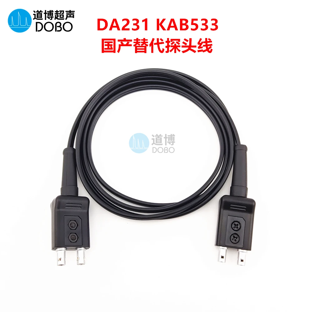 DA231KBA-533 DM4 DM5 Thickness Gauge Probe Line Ultrasonic Flaw Detector Data Connection Cable Made in China