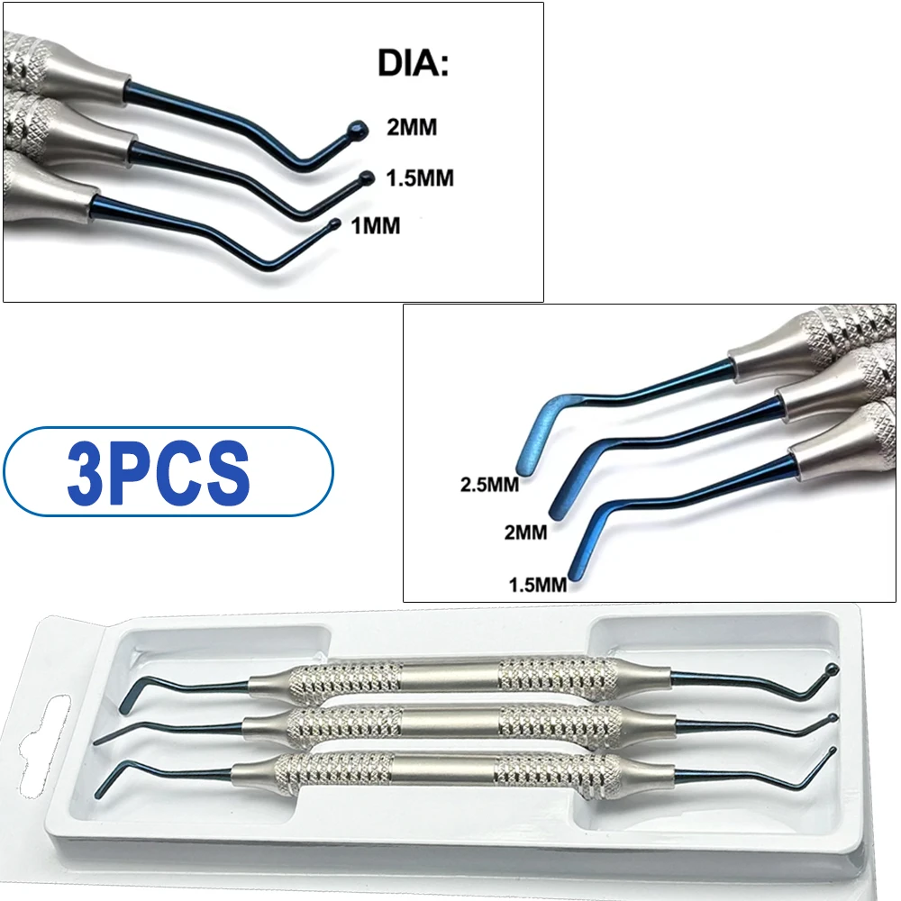 Kit Spatula Pengisi Resin Komposit Gigi Kit Pengisi Resin Instrumen Perbaikan Dokter Gigi Instrumen Alat Restorasi Kedokteran Gigi