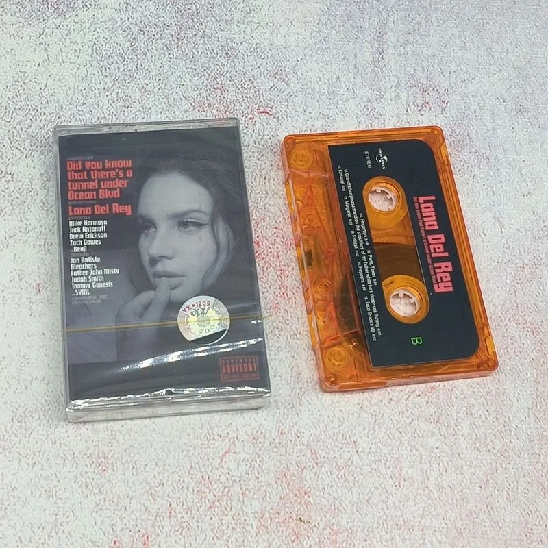 Lana Del Rey Music Tape Did you know that there's a tunnel under Ocean Blvd Album Cosplay Cassettes Soundtracks Box Walkman Tape