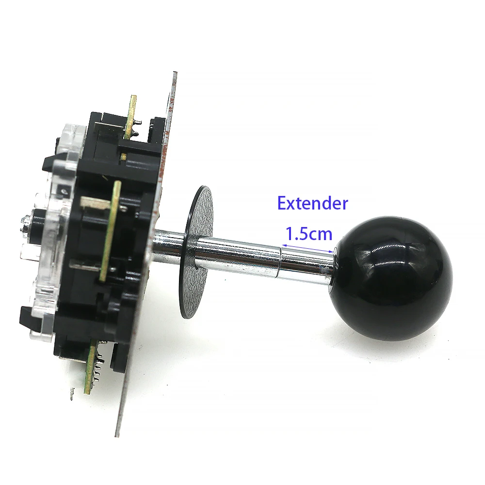 1.5cm Extender Extension For Sanwa Joystick Extend Shaft Height Arcade Command Retro Game Machine NEO GEO DIY Pinball Parts