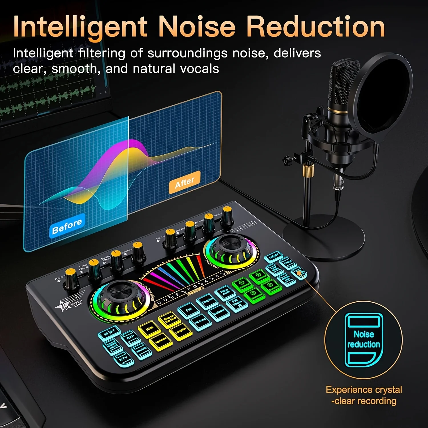 nxg-bluetooth-ライブサウンドカード-ノイズリダクション機能付き-カラオケストリーミング録音用