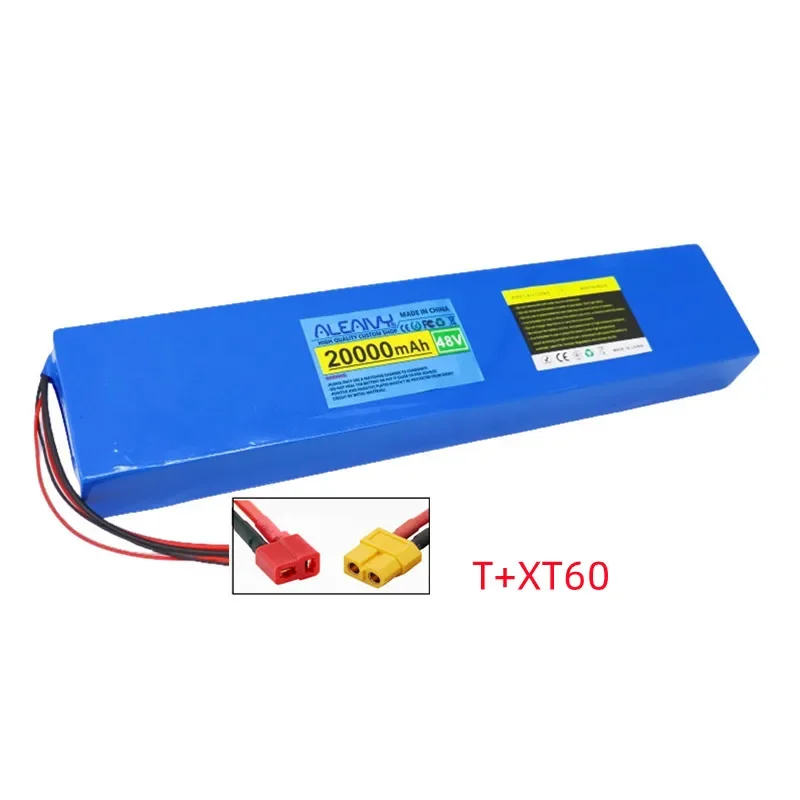 ALEVIY 48V 20Ah 13S3P oplaadbare lithium-ionbatterij geschikt voor 500W 700W elektrisch mobiliteitsgereedschap en 18650 lithiumbat