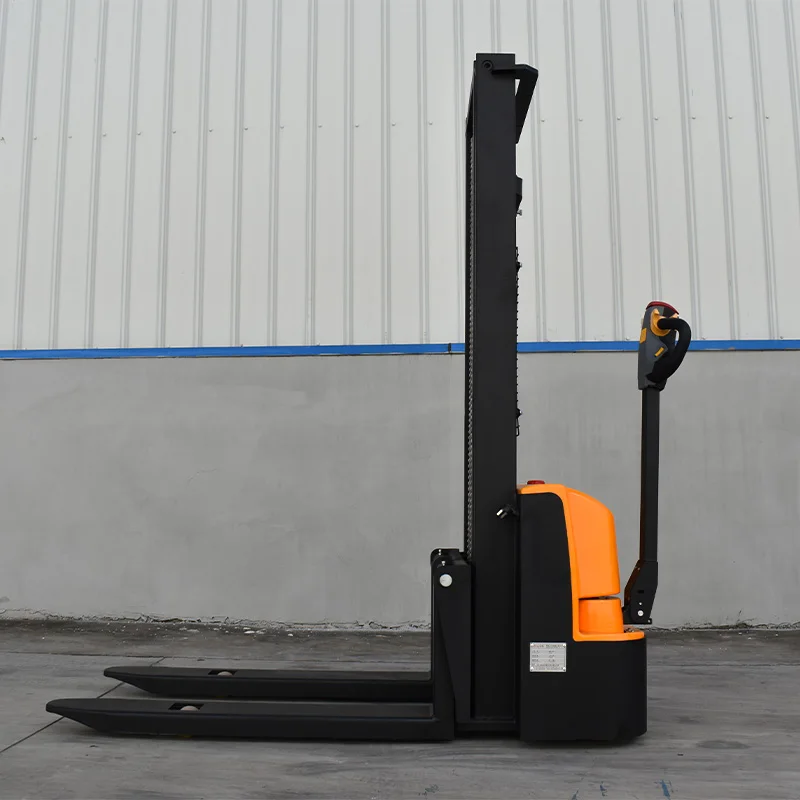 1000kg 1500kg 1.5ton pallet With 3.3m Lift Height walkie electric stacker