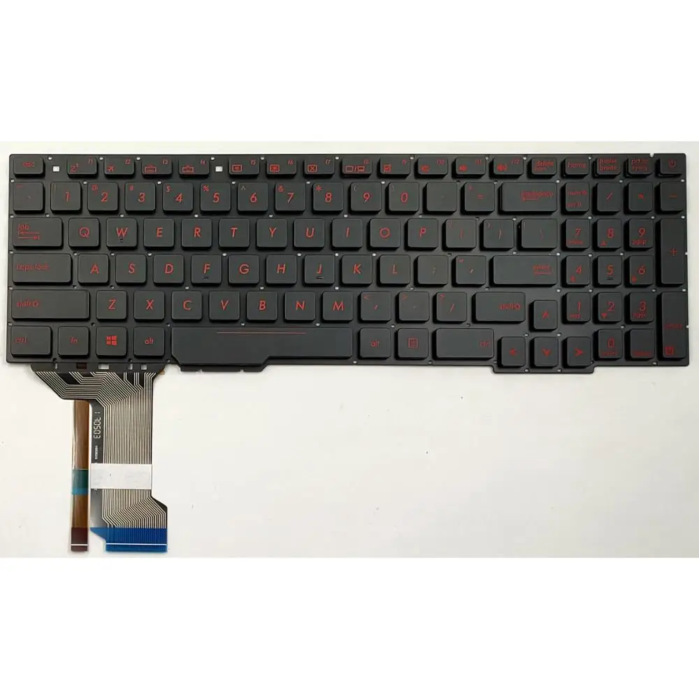 New Laptop Keyboard for Asus ROG FX553VD FX553VE FX753VD FX753VE FZ53VD ZX53VD ZX53VE ZX53VW ZX73VD US Backlit