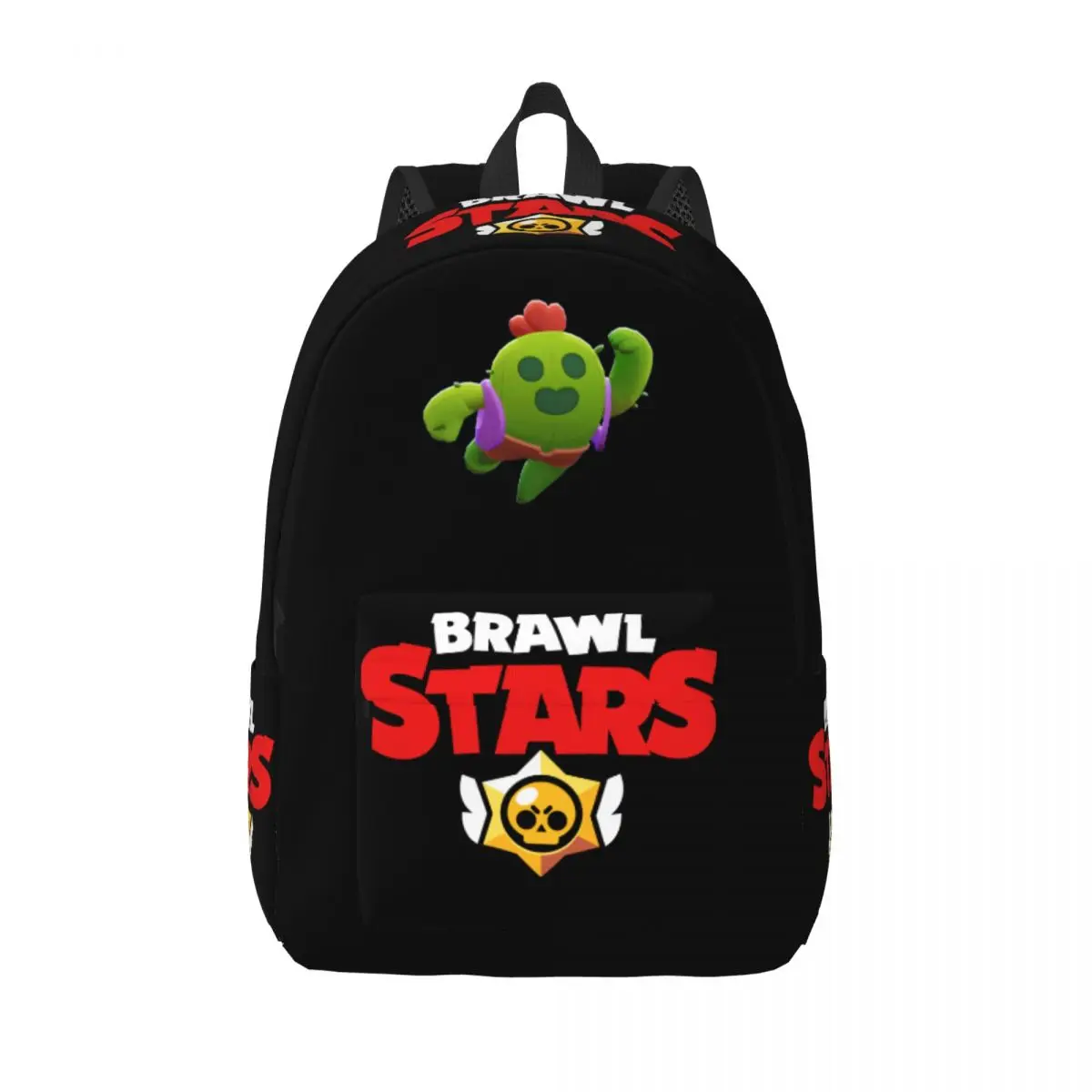 Brawlled Cactus Spike Backpack for Men Women Teenage High School Business Daypack College Shoulder Bag Durable