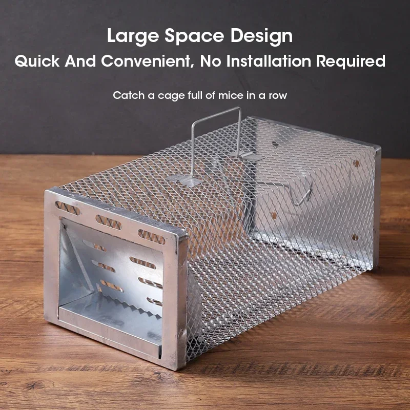 مصيدة فئران منزلية مجلفنة مصيدة ماوس آمنة وصديقة للبيئة قابلة لإعادة الاستخدام مصيدة ماوس لمكافحة الآفات مصيدة ماوس قاتل الماوس