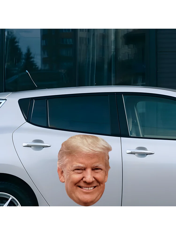 Three Ratels X166 Donald Trump Car sticker Car exterior trim sticker Car rear windshield bumper fridge sticker vinyl sticker