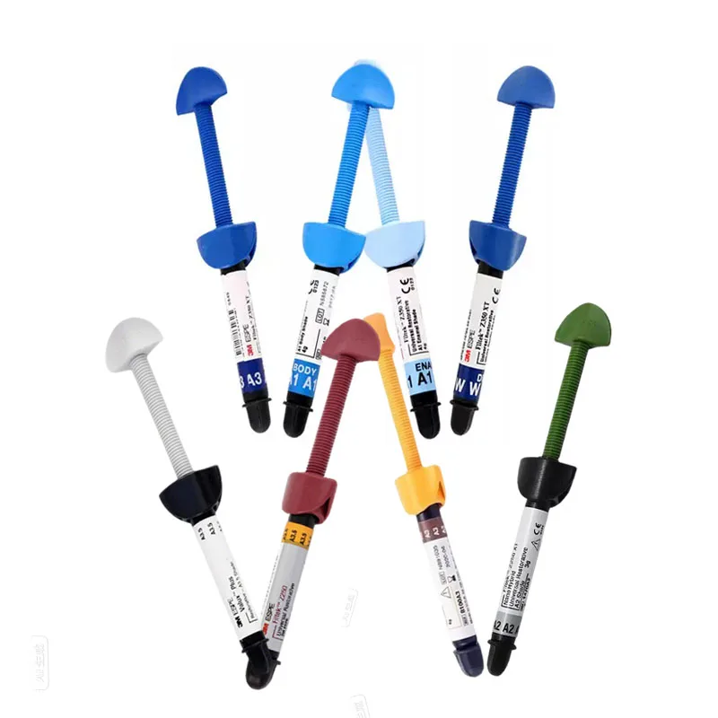 

Multi-types 3M Composite Resin Light Cure Valux P60 Z250XT Z350XT Flowable Dental Tooth Restorative Filling Nano Resin Syringe