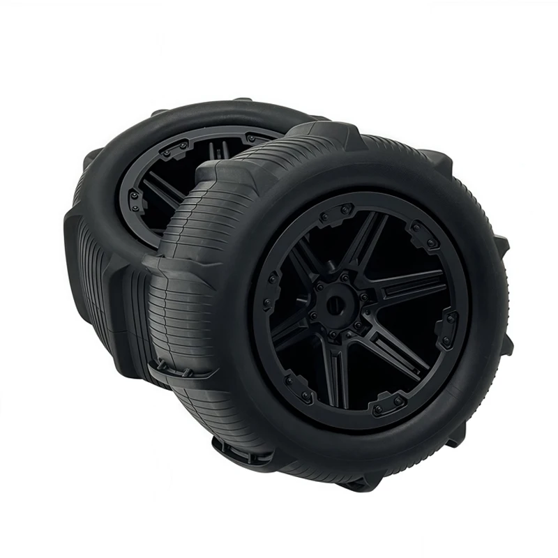 12mm Hex Snow and Sand Mud Off-Road Buggy Tires Wheel - Compatible WLtoys 144001 144010 MJX 1/14 1/16 1/18 RC Car