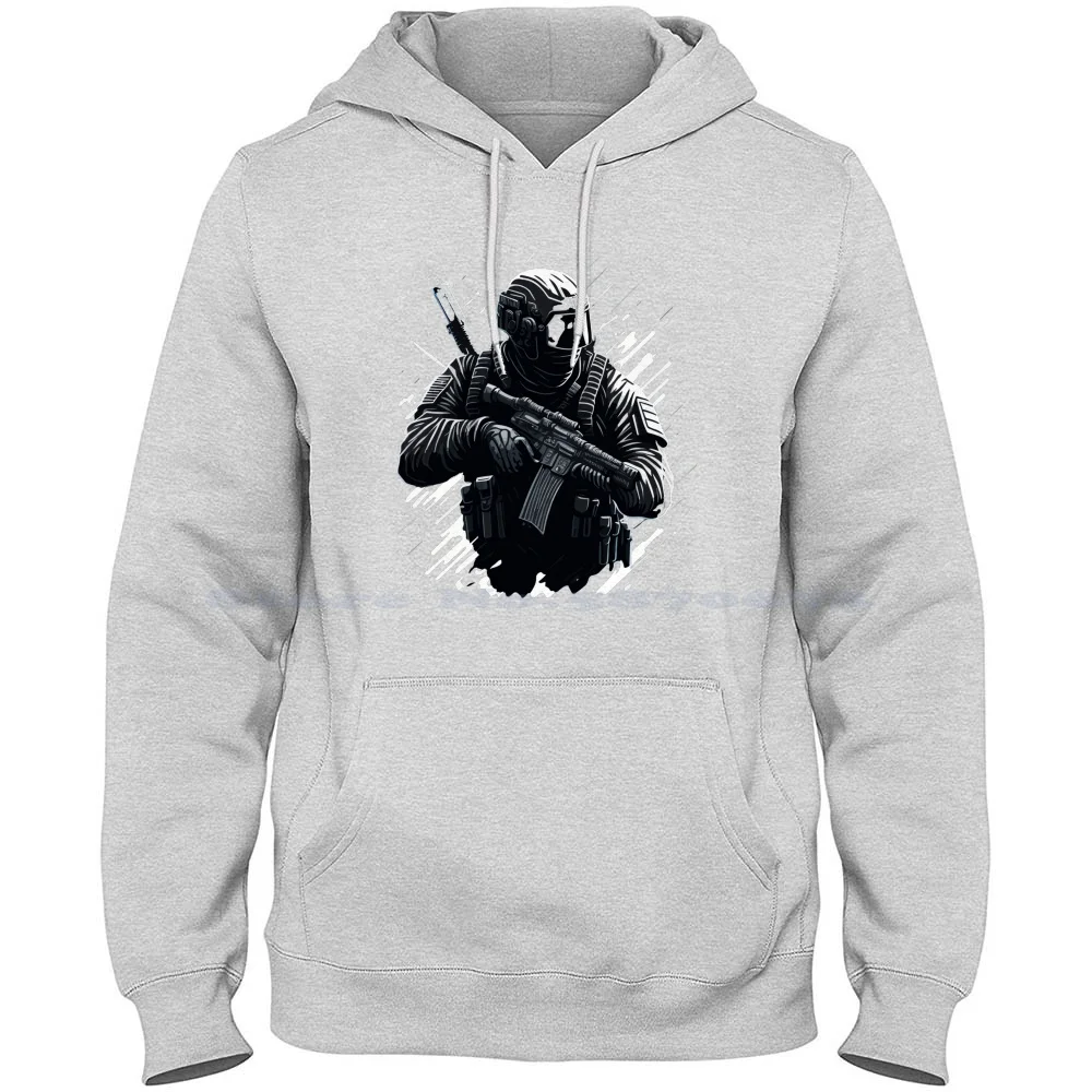 Strike 100% Cotton Hoodie T Shirt Lesion Rainbow 6 Siege Tachanka Funny Gaming Games Strike