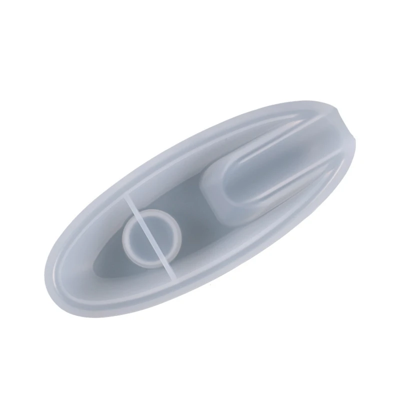 수제 시가 재떨이 UV 크리스탈 에폭시 수지 금형 브러시 펜 홀더 스탠드 실리콘 금형 DIY 공예 왁스 비누 금형